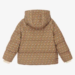 Teen Boys Beige Puffer Jacket