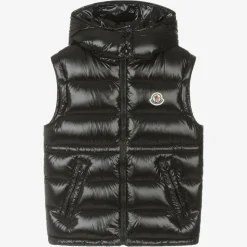 Teen Girls Black Ania Puffer Gilet