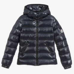 Teen Girls Navy Blue Down Bady Puffer Jacket