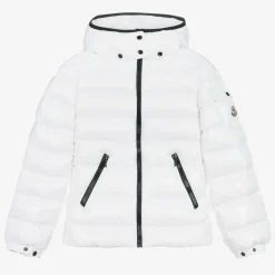 Teen Girls White Bady Down Puffer Jacket