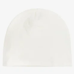 White & Gold Medusa Logo Baby Hat