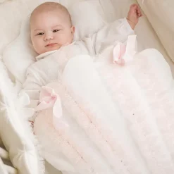 White & Pink Baby Nest (70cm)