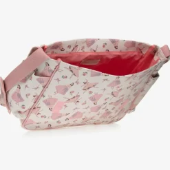 White & Pink Ballerina Baby Changing Bag (36cm)