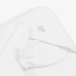 White Baby Sheep Hooded Towel & Mitt Set
