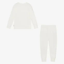 White Bamboo Jersey Base Layer Set