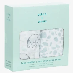 White Cotton Muslin Swaddles (2 Pack)