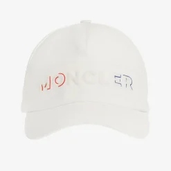 White Cotton Tricolour Cap