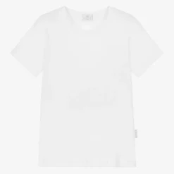 White Cotton Vest Top