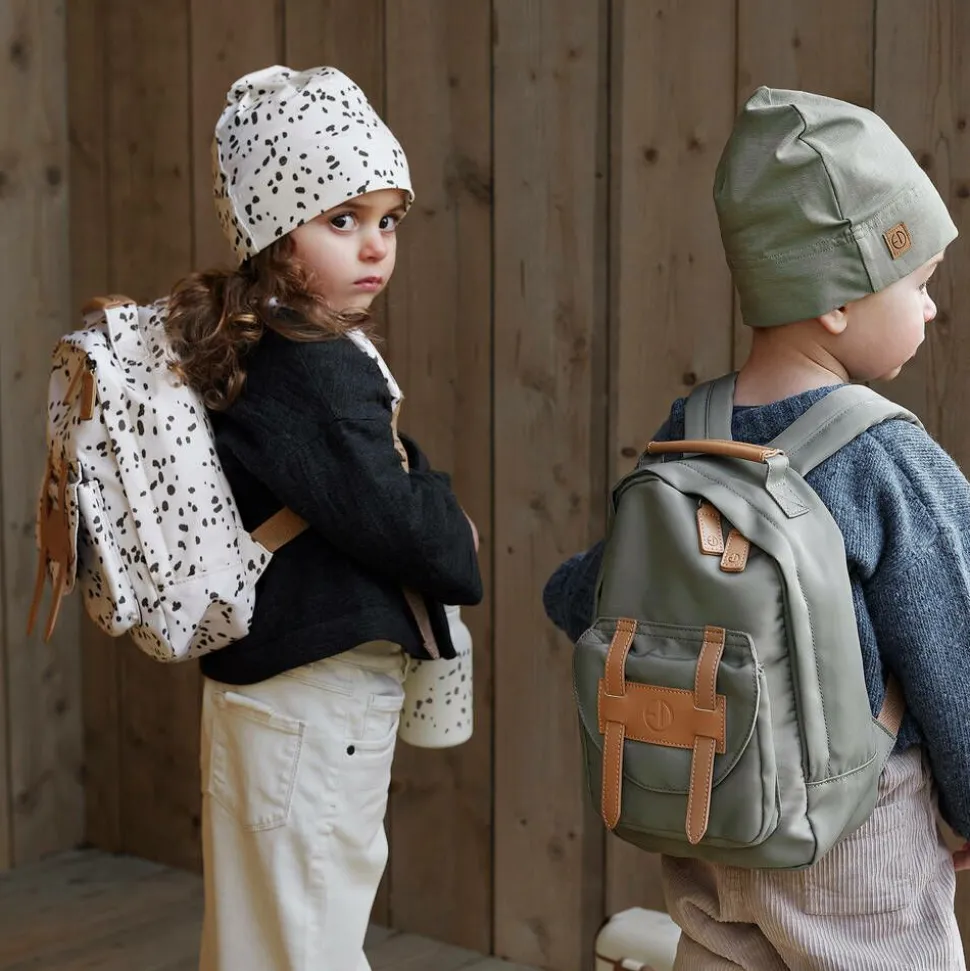 White Dalmatian Print Backpack (29cm)