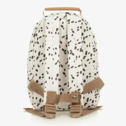 White Dalmatian Print Backpack (29cm)