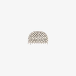 White Diamante Hairclip (5cm)