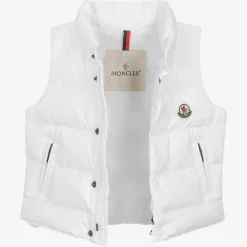 White Down Padded Bernard Puffer Gilet