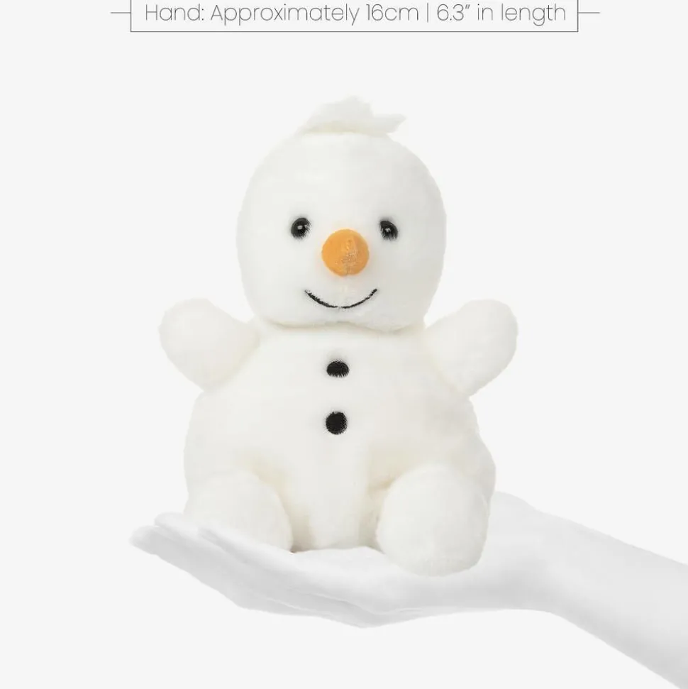 White Froyo Snowman Soft Toy (18cm)