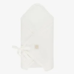 White Organic Cotton Basket Weave Nest