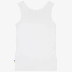 White Organic Viscose Bamboo Vest