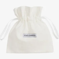 White Patent Leather DG Logo Belt