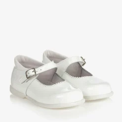 White Patent Leather Shoes