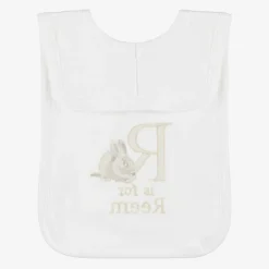 White Personalised 'R' Initial Bib