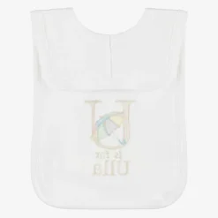 White Personalised 'U' Initial Bib