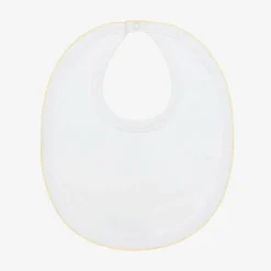 White Pima Cotton Bee Hive Bib