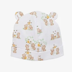 White Pima Cotton Honey Bear Cubs Hat