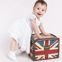 White Silk Pre-Walker Shoes