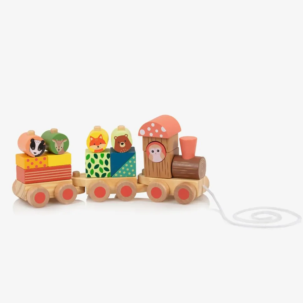 Woodland Animal Puzzle Train Toy (26cm)