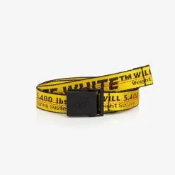 Yellow & Black Industrial Logo Belt