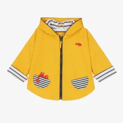 Yellow Hooded Rain Cape