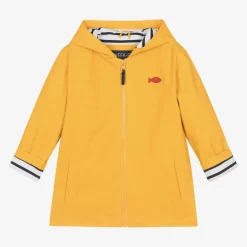 Yellow Hooded Raincoat