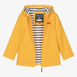 Yellow Hooded Raincoat