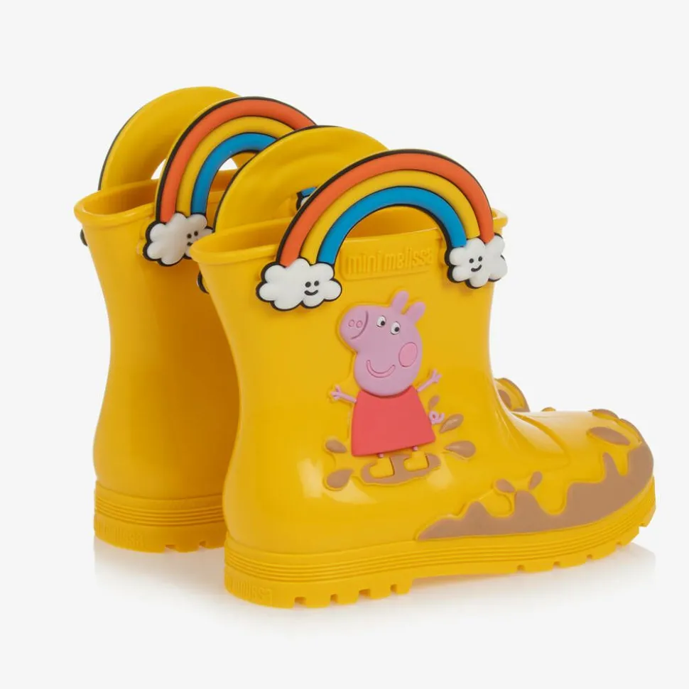 Yellow Peppa Pig Rain Boots
