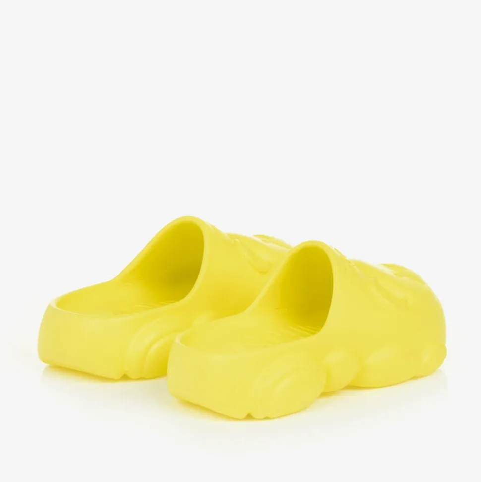 Yellow Teddy Bear Clogs
