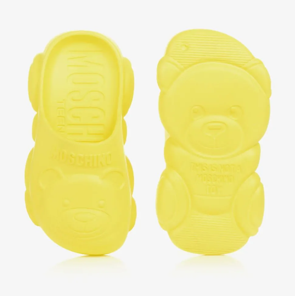 Yellow Teddy Bear Clogs